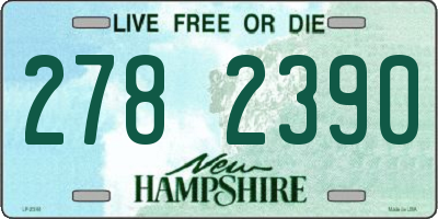 NH license plate 2782390