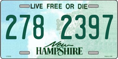 NH license plate 2782397