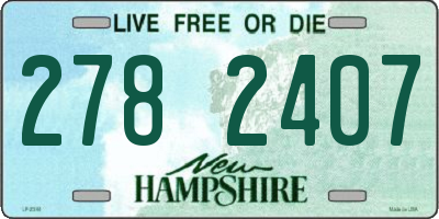 NH license plate 2782407