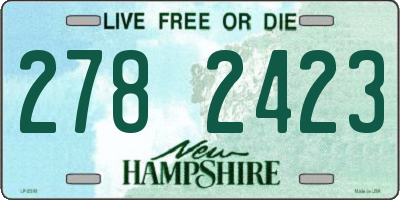 NH license plate 2782423
