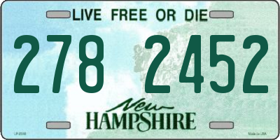 NH license plate 2782452