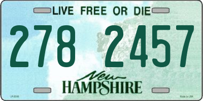 NH license plate 2782457
