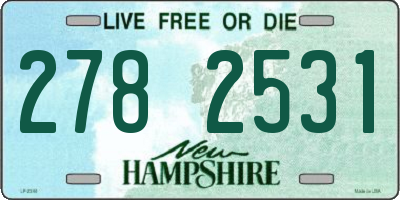 NH license plate 2782531