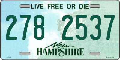 NH license plate 2782537