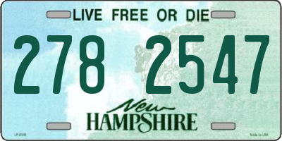 NH license plate 2782547