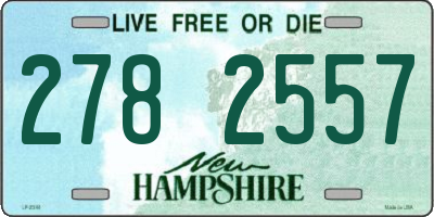 NH license plate 2782557