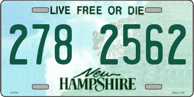 NH license plate 2782562