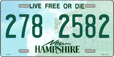 NH license plate 2782582