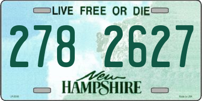 NH license plate 2782627