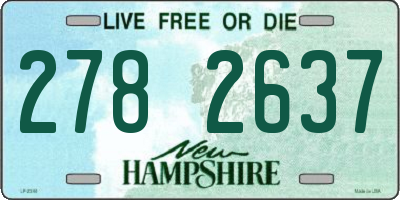 NH license plate 2782637