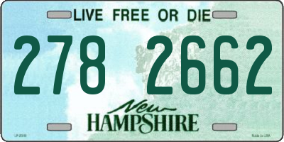 NH license plate 2782662