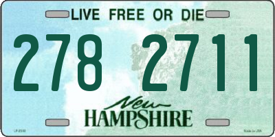 NH license plate 2782711