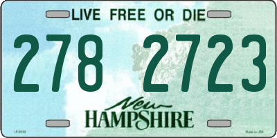 NH license plate 2782723