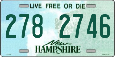 NH license plate 2782746