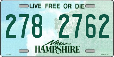 NH license plate 2782762