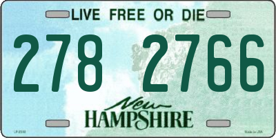 NH license plate 2782766