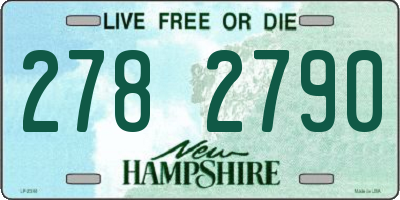 NH license plate 2782790