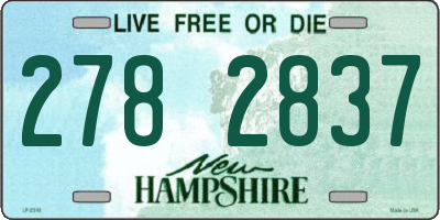 NH license plate 2782837