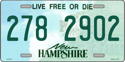 NH license plate 2782902