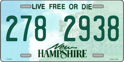 NH license plate 2782938