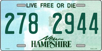 NH license plate 2782944