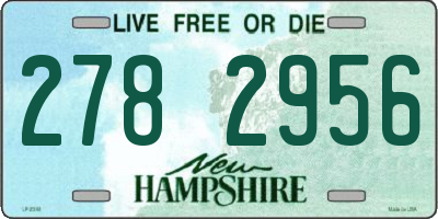 NH license plate 2782956