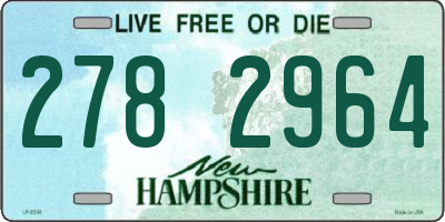 NH license plate 2782964
