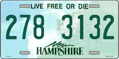 NH license plate 2783132
