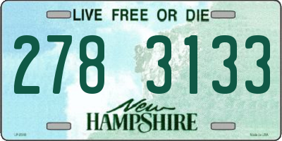 NH license plate 2783133