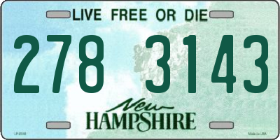 NH license plate 2783143