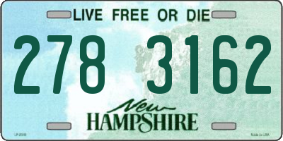NH license plate 2783162
