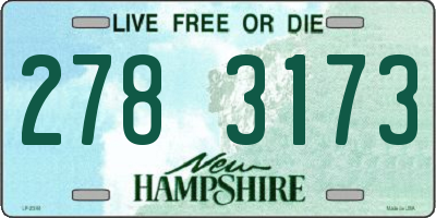 NH license plate 2783173
