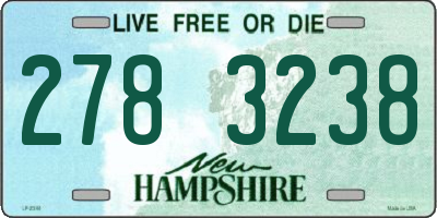 NH license plate 2783238
