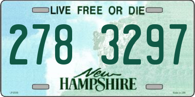 NH license plate 2783297