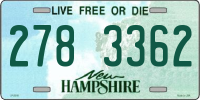 NH license plate 2783362