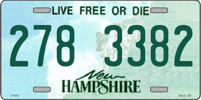NH license plate 2783382