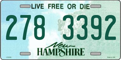 NH license plate 2783392