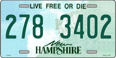 NH license plate 2783402