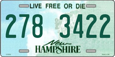 NH license plate 2783422