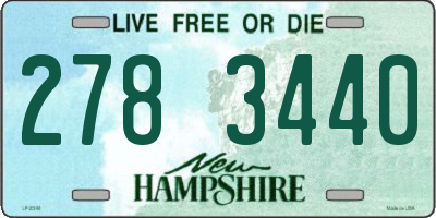 NH license plate 2783440