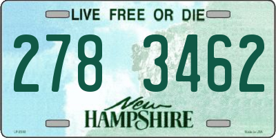 NH license plate 2783462