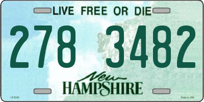 NH license plate 2783482
