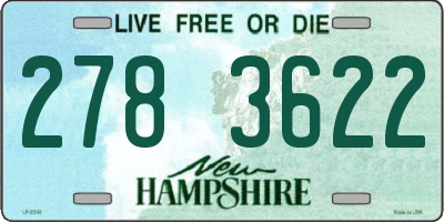 NH license plate 2783622