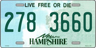 NH license plate 2783660