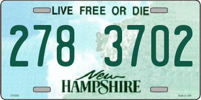 NH license plate 2783702