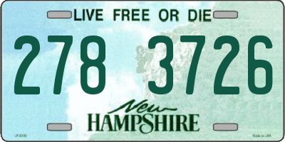 NH license plate 2783726