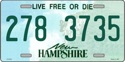 NH license plate 2783735
