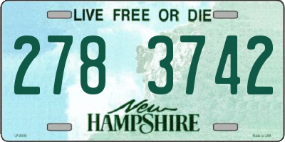 NH license plate 2783742