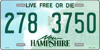 NH license plate 2783750
