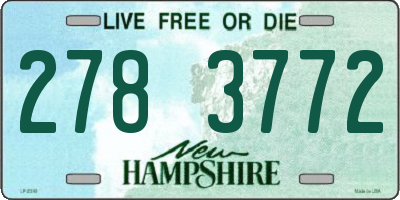NH license plate 2783772